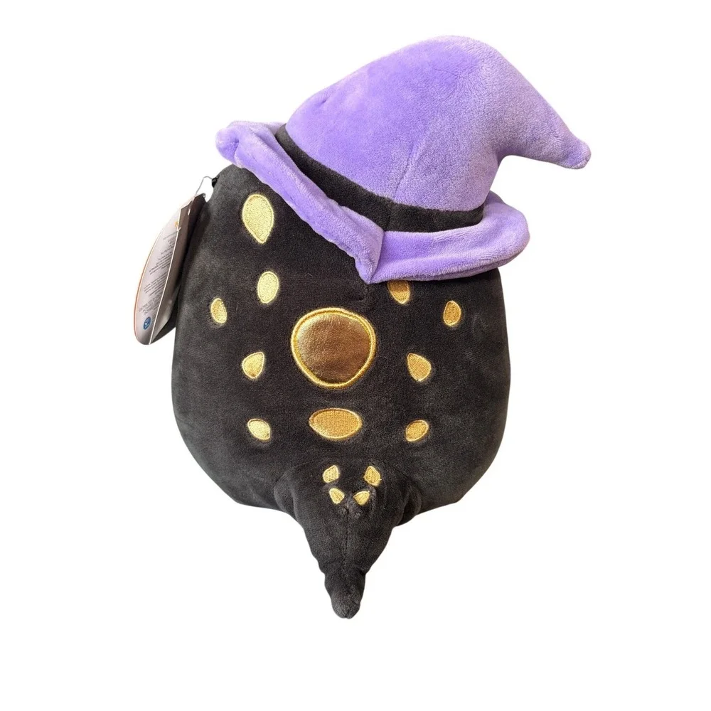 Squishmallows 10 Inch Fabi the Black Snake with Witch Hat Halloween Plush NWT - Picture 3 of 3